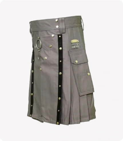 Modern Grey Utility Kilt