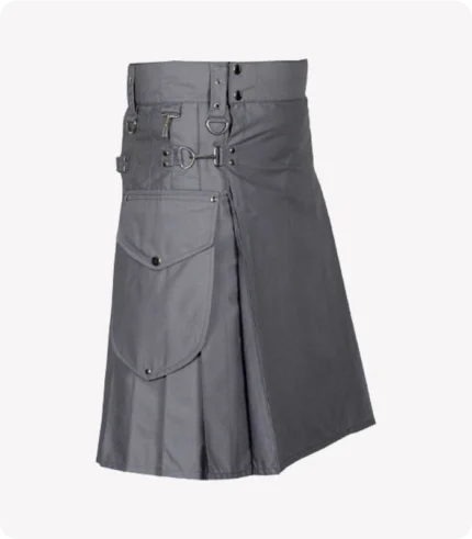 Modern Utility Kilt With Cargo Pockets