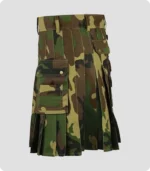 Army Camouflage Tactical Utility Kilt Back