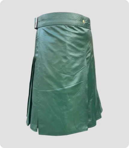 Beautiful Green Leather Kilt