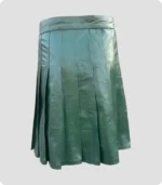 Beautiful Green Leather Kilt Back