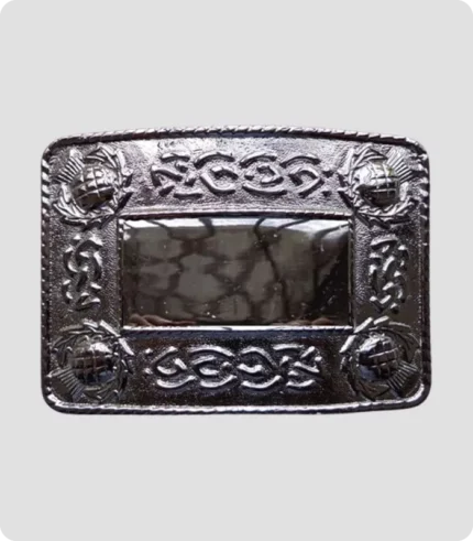 Beautiful Thistle Celtic Kilt Belt Buckle