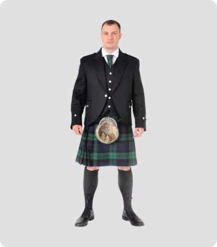 Black Watch Kilt Outfit Full Highland Dress