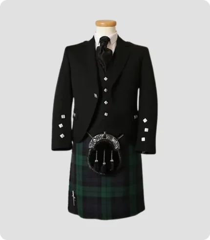 Black Watch Tartan Kilt Outfit