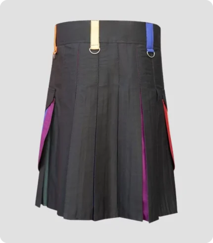 Custom Made Box Pleated Hybrid Kilt Back