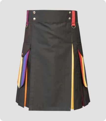 Custom Made Box Pleated Hybrid Kilt