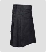 Buy Men Denim Utility Kilt Side