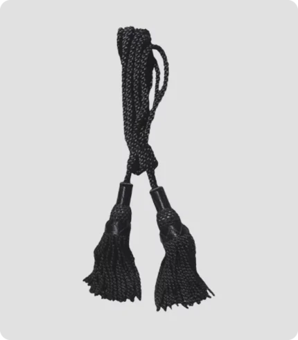 Buy Scottish Bagpipe Silk Cord Black