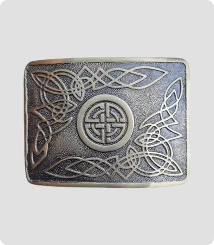 Custom Made Celtic Swirl Kilt Belt Buckle