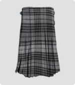 Custom Made Grey Watch Tartan Kilt Back