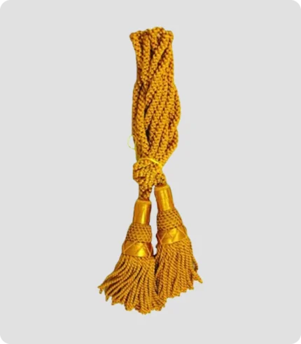 Custom Made Scottish Gold Silk Bagpipe Cord