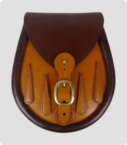 Custom hand Made Scottish Leather Sporran