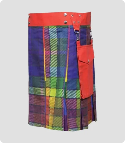 Custom Made Multi Color Utility Kilt Back