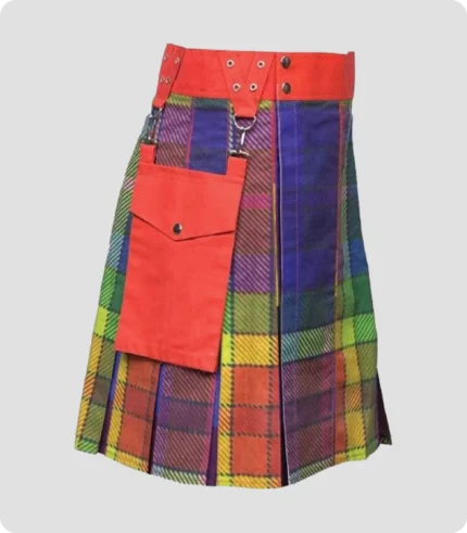 Custom Made Multi Color Utility Kilt