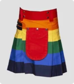 Custome Made Beautiful Rainbow Kilt