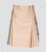 Custome Made Stylish Khaki Kilt