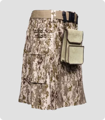 Digital Fashion Camo Tactical Kilt Side