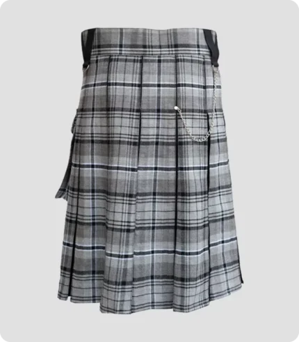 Grey Hamilton Modern Hybrid Kilt Back