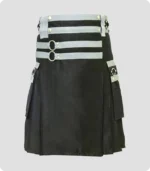 High Quality Black Cargo Utility Kilt