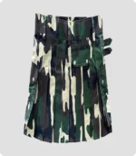 High Quality Camo Utility Kilt back