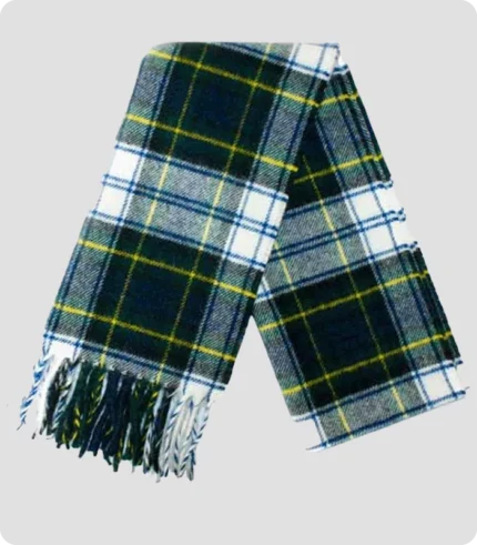 High Quality Gordon Dress tartan lambswool scarf