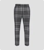 High Quality Grey Watch Tartan Trouser