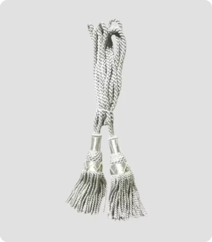 High Quality Scottish Silver Silk Bagpipe Cord