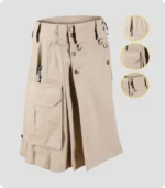 Khaki Combat Utility Kilt