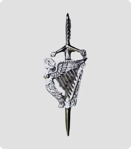 Lady Harp Kilt Pin