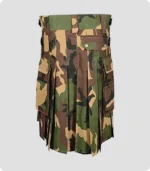 Military Camouflage Tactical Kilt Back