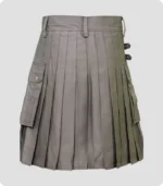 Modern Grey Utility Kilt Back