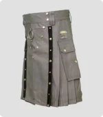 Modern Grey Utility Kilt