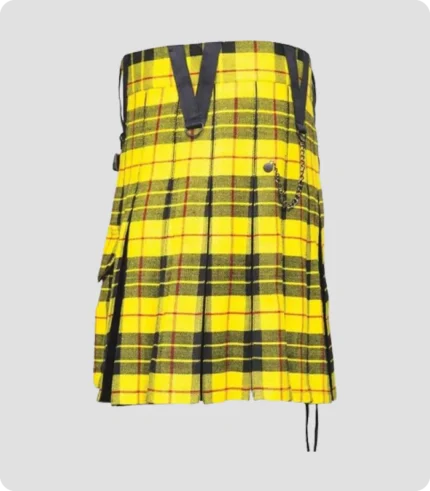 Modern Macleod of Lewis Box Pleated Hybrid Kilt Back