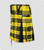 Modern Macleod of Lewis Box Pleated Hybrid Kilt Side