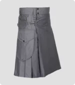 Modern Utility Kilt With Cargo Pocket