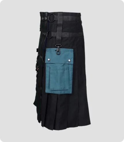 New Black Watch Hybrid Tartan Kilt Side