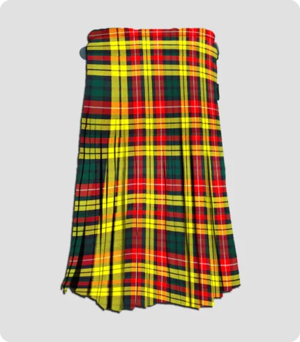 Premium Quality Buchanan Tartan Kilt Back