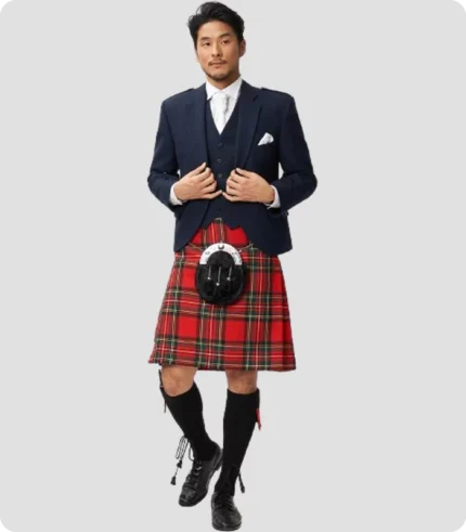 Premium Quality Stylish Argyle Kilt Outfit