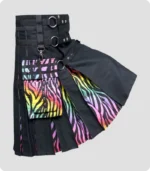 Rainbow Tiger Striped Hybrid Kilt