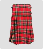 Scottish Royal Stewart Tartan Kilt Back