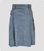 Sky Blue Denim Kilt