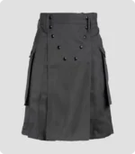 Spartan Gray Stylish Utility Kilt