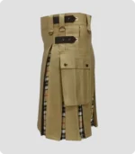 Styliish Brown Hybrid Utility Kilt Side