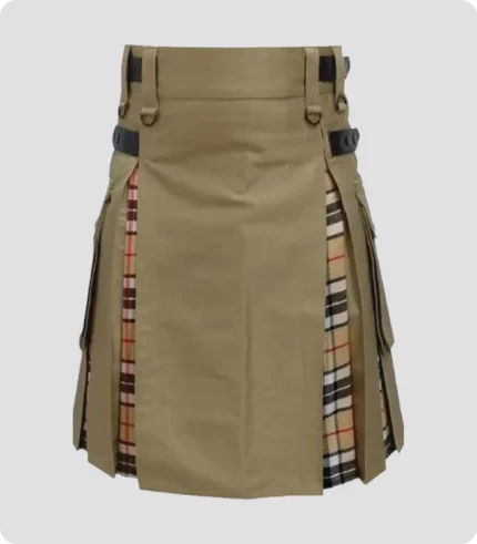 Styliish Brown Hybrid Utility Kilt