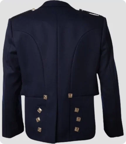 Traditional Scottish Prince Charlie Jacket With Three Button Vest