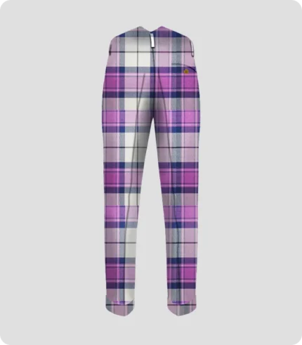 High Quality Kerr Orchid Tartan Trouser