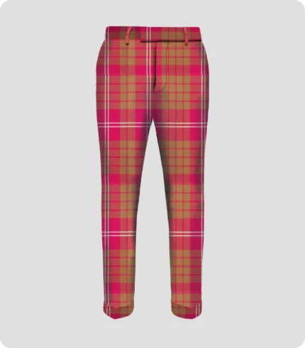 Custom Made Clan Crawford Weathered Tartan Trouser